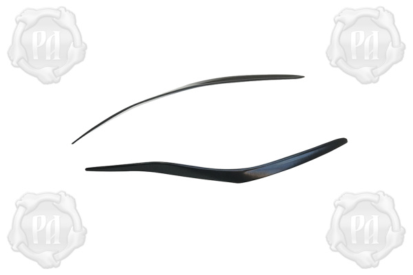 Накладки на передние фары (реснички) Subaru Legacy 2009-2012 глянец RE-200610