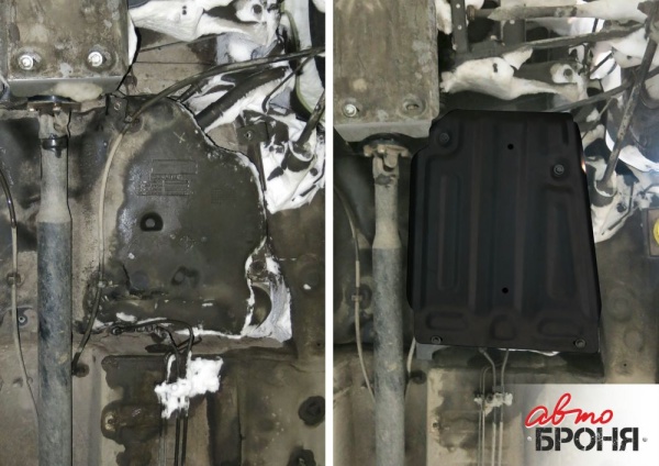 Защита топливного бака АвтоБроня Nissan Terrano/ Renault Duster  111.04718.1 Защита топливного бака АвтоБроня Nissan Terrano/ Renault Duster  111.04718.1