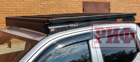 Багажник экспедиционный (платформа) алюминиевый РИФ 1250x1420 мм для Changan Hunter Plus (с крепежом) RIFF70-roof4