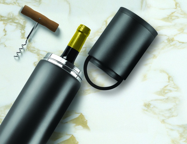 Термофутляр для вина VIN BLANC, черный  VPB1.06-BLACK