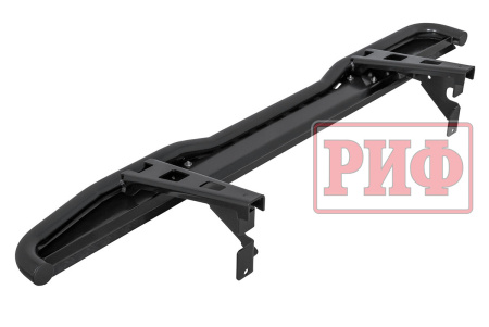 Пороги РИФ силовые Toyota Land Cruiser Prado 120 черные RIF120-40000-BL