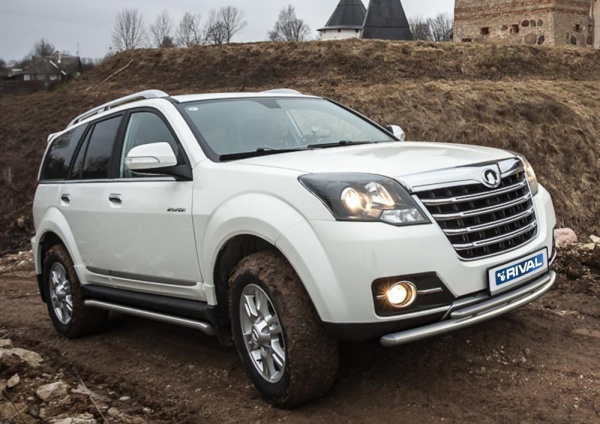 Защита переднего бампера d57+d42 RIVAL Great Wall Hover H3 2014-2015 R.2007.002