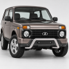 Фото изделия: Защита переднего бампера d57 скоба Rival Lada 4х4 Urban 3d 2014- R.6004.001