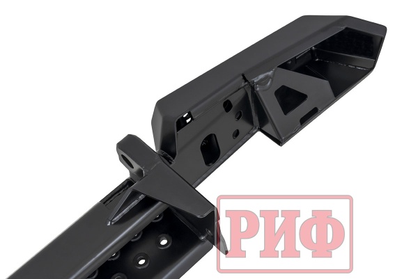 Бампер РИФ силовой задний УАЗ Хантер с фонарями, возможностью установки фаркопа, стандарт RIF469-21501