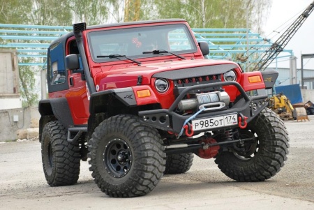 Бампер силовой передний BMS ALFA для Jeep Wrangler TJ BMS060054