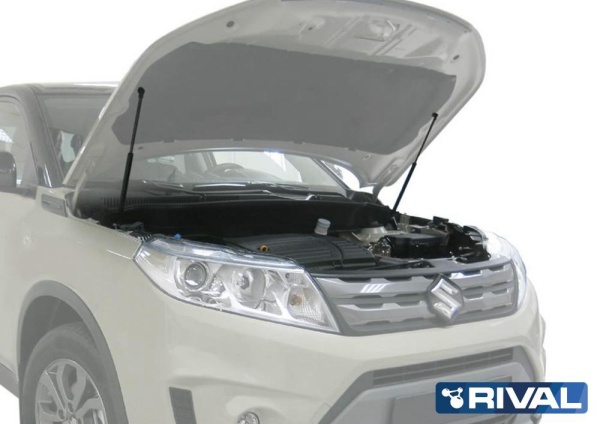 Амортизаторы капота, 2 шт. RIVAL Suzuki Grand Vitara 2005-2015  A.ST.5501.1