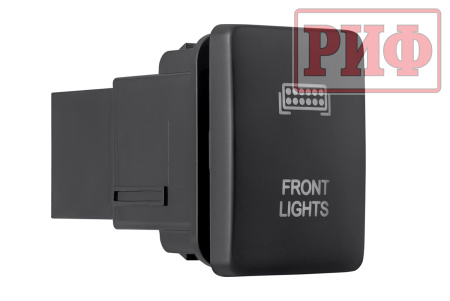 Кнопка ВКЛ/ВЫКЛ, голубой, FRONT LIGHTS TOYOTA 32x22 RIF22-1-7134104