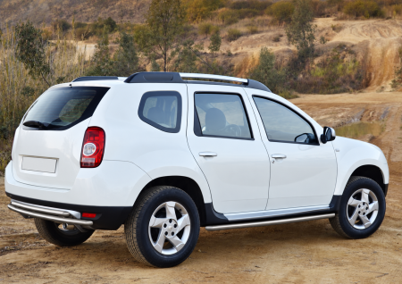 Фото изделия: Защита порогов d42 Rival Nissan Terrano 2014-/Renault Duster 2011-2015 R.4701.007