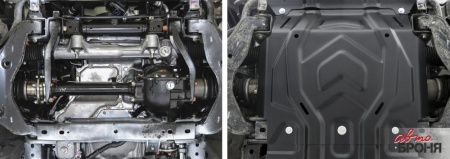 Защита картера АвтоБроня Fiat Fullback/ Mitsubishi L200/ Mitsubishi Pajero Sport  111.04041.2