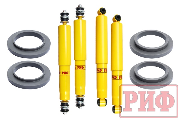 Лифт-комплект РИФ лайт Nissan Patrol Y60 и Y61 лифт 15 мм RIF-Y61-A-lite