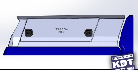 Кунг экспедиционный трехдверный KDT Toyota TUNDRA Crew Max 2014-  2228N