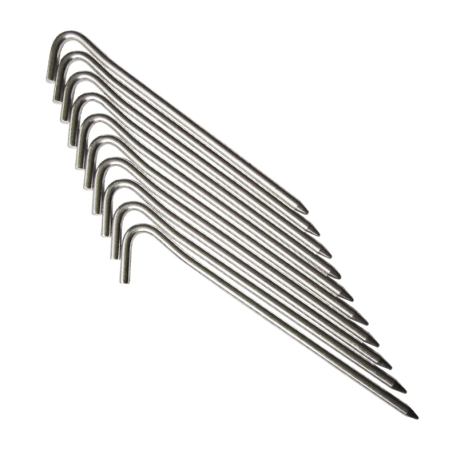 Колышки BTrace алюминий (комплект 10 шт.)  A0298