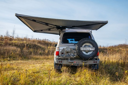 Маркиза автомобильная РИФ веерная, безопорная 2х2,3 м (левая)  RIFAV042023801