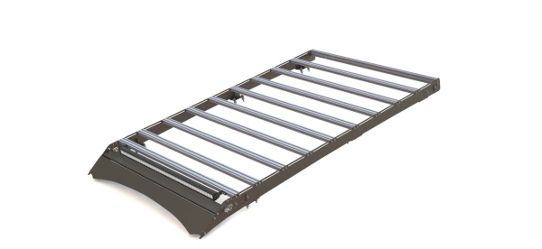 Багажник экспедиционный STC Toyota Land Cruiser 100/105/Lexus LX470 шторка, дальний свет  STC-TLC100/105-TR1-L1