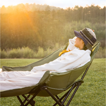Кресло туристическое Naturehike Sea star 001, 51х62,5х90 см, складное,до 120 кг. удлиненное, зеленое CNK2450JJ020-HGR