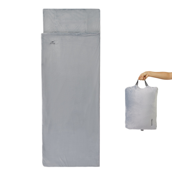 Мешок спальный Naturehike Songrong 225х80 см, (правый) (ТК: +15C), серый CNK2300SD022-G