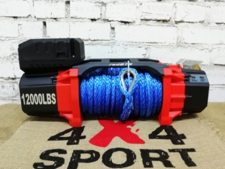Лебедка redBTR серия PRO 12,0S, 12v, 5443кг, 218:1, интегрированный блок, синтетический трос  921210