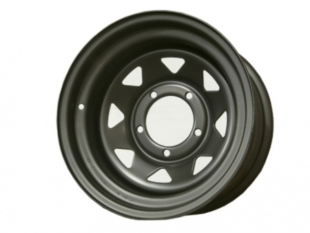 Диск штампованный черный матовый УАЗ 5x139.7 15х8 D110 ET0   1580-53910BL-M-0