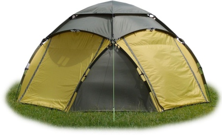 Шатер автомат Maverick Cosmos 400 (хаки/желто-горчичный)  M-KM-013