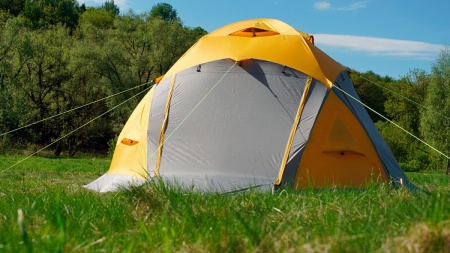 Шатер автомат Maverick Cosmos Thermal - под отопление (желто-серый)  M-T-YG-010