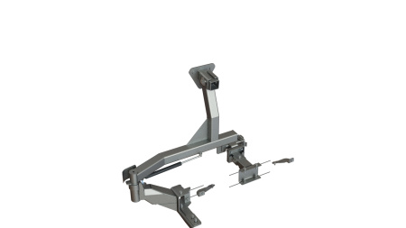 Калитка в штатный бампер Toyota Land Cruiser Prado 95 STC-TLCP95-G