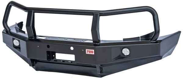 Бампер РИФ силовой передний Ford Ranger T6 2011-2015 с доп. фарами и защитной дугой RIFRT6-10350