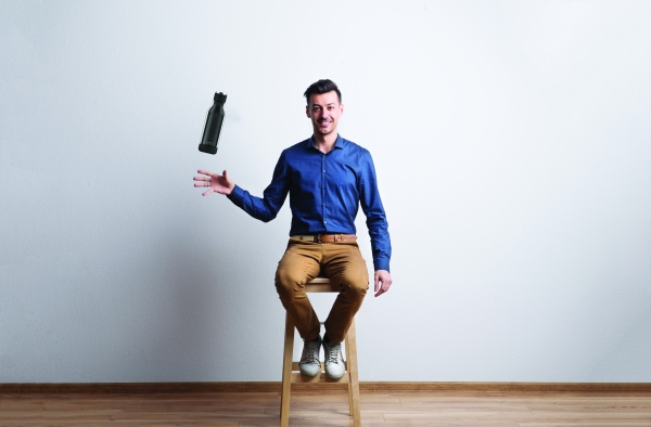 Бутылка INNER PEACE, 500 мл, черная GT50.06-BLACK