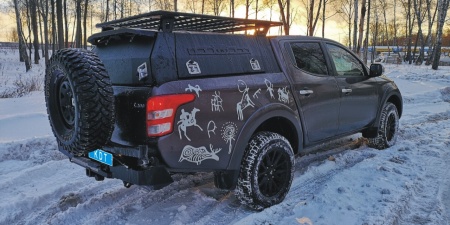 Кунг экспедиционный трехдверный III поколения KDT Mitsubishi L200 2015-  13283