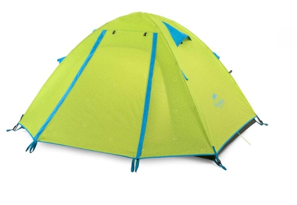 Палатка Naturehike P-Series 3-местная, алюминиевый каркас, желтая NH18Z033-P-3DGR