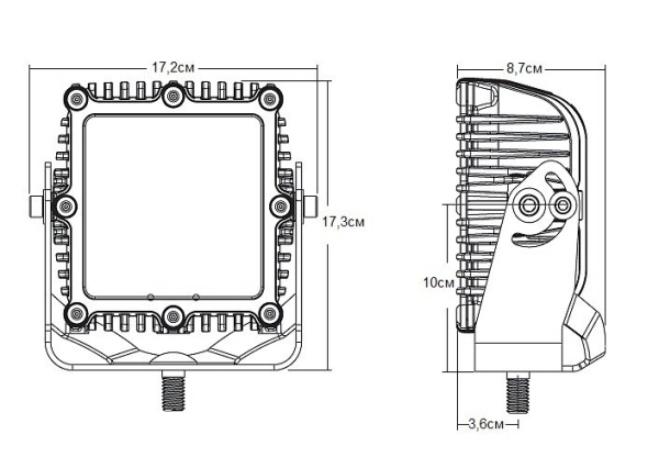 SAE-Серия Q (16 светодиода) Дополнительный дальний свет (пара) 244813 SAE-Серия Q (16 светодиода) Дополнительный дальний свет (пара) 244813