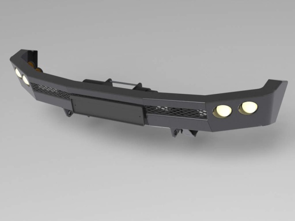 Силовой бампер передний Toyota Land Cruiser 200 с 2012 до 2016 (серия Л) sbptlc200