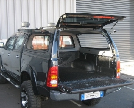 Кунг SAMMITR V2 (распашные боковые стекла) для Toyota Hilux 2015 REVO V2-TOYRV-BW-218