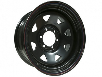 Диск колесный стальной штампованный ORW 27B, 6x139.7, 17x8, ET25, ЦО 110, черный 1780-63910BL+25