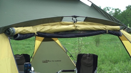 Шатер автомат Maverick Cosmos 400 (хаки/желто-горчичный)  M-KM-013