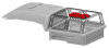 Molle панель большая для грузового каркаса STC Sollers ST8 2024+ STC-SST8/24-CFS-MB