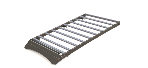 Багажник экспедиционный STC Toyota Land Cruiser 100/105/Lexus LX470 шторка, дальний свет  STC-TLC100/105-TR1-L1