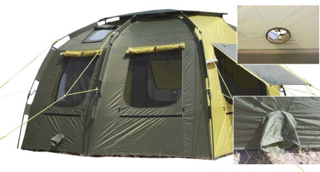 Палатка автомат всесезонная 4 Season Thermal, цвет хаки/желтый  M-KM-077
