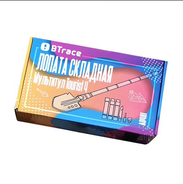 Лопата складная BTrace Мультитул Tourist 4  A0401