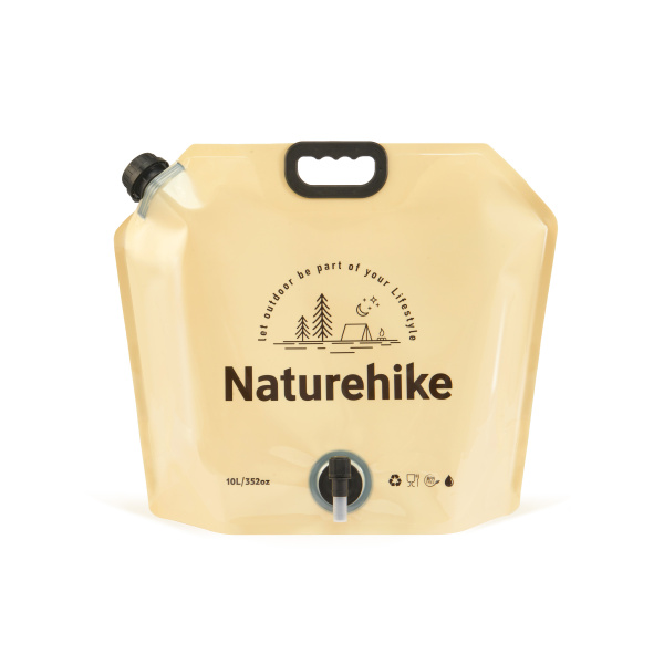Канистра Naturehike Ling Wo для воды, 10 л., мягкая, желтая CNK2450CF027-10Y