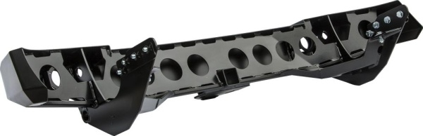 Бампер РИФ Mitsubishi Pajero Sport (2009-2015) задний, с квадратом под фаркоп и фонарями   RIFPSN-20150