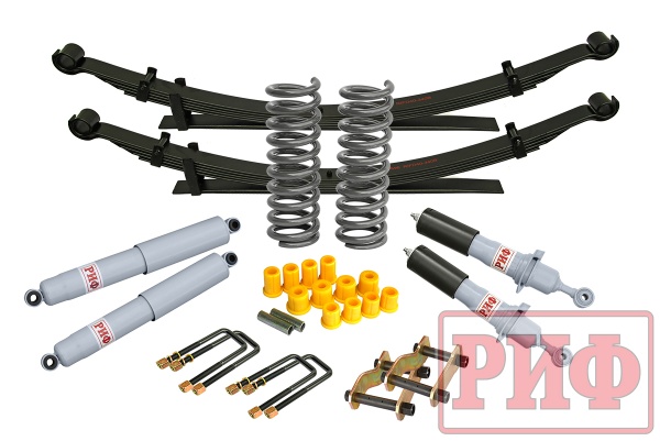 Лифт-комплект РИФ газовый Nissan Navara D40 лифт 40 мм мягкий RIF-D40-B-G