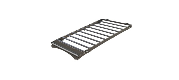 Багажник экспедиционный STC Toyota Land Cruiser 100/105/Lexus LX470 с дальним, рабочим и задним светом  STC-TLC100/105-TR-L1L2L3