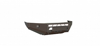 Бампер силовой передний Mitsubishi Pajero Sport 2016+ c противотуманными фарами и дальним светом STC-MPS3-BF-L14