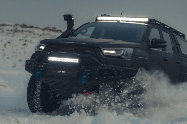 Бампер силовой передний BMS PRO-Line для Тойота Хайлюкс 2020-2021 BMS060133
