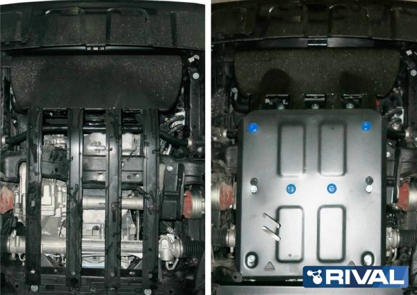 Защита картера RIVAL Volkswagen Amarok 333.5851.1