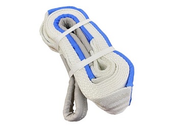 Трос буксировочный ленточный динамический Ferza / BS 7т / 6м / с петлями FZTD060700