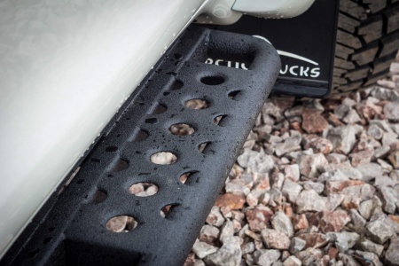 Пороги силовые Toyota Land Cruiser Prado 150 раздельные ступени STC-TLCP150-S-С2