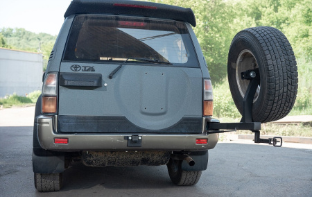Калитка в штатный бампер Toyota Land Cruiser Prado 95 STC-TLCP95-G