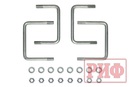 Пороги РИФ силовые Toyota Land Cruiser Prado 120 черные RIF120-40000-BL
