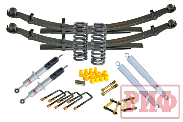 Лифт-комплект РИФ газовый Toyota Hilux 2005-2014 лифт 45 мм средний RIF-VIG-B-G